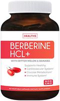Berberine HCL 500mg (Non-GMO & Vegetarian) Plus Bitter Melon & Banaba Leaf - Blood Sugar Support Supplement & AMPK Metabolic Activator - 60 Capsules - No Pills
