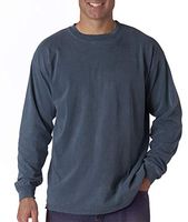 Comfort Colors Ringspun Garment-Dyed Long-Sleeve T-Shirt, Large, DENIM