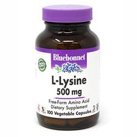 Bluebonnet L-Lysine 500 Mg Vitamin Capsules, 100Count