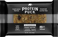 Protein Puck Mini Protein Bar | Peanut Butter, Almond, Cranberry | Gluten Free, Vegan, Non GMO, Non-Dairy | Case of 12