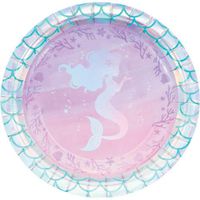Creative Converting 336703, IRIDESCENT LUNCHEON PLATE, 0.5x6.875x6.875inc