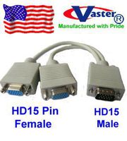 VGA Monitor Splitter Cable,8 Ft