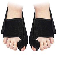 Bunion Correctors,2 Pieces Bunion Correctors Big Toe Straightener for Night Bunion Relief with Adjustable Strap Hook and Loop Toe Straighteners for Men Women