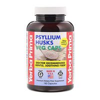 Yerba Prima Psyllium Husks, 180  Veg Capsules