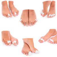 Toe Spacers & Toe Straightener Kit for Men and Women - Great Choice for Bunion Pain Relief, Shoe Comfort, Toe Protectors, Hammer Toes, Yoga and More (6 Pair)