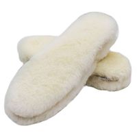 Rojeam Australian Sheepskin Shoe (1/2/3 pairs) Insoles Genuine Lambswool Insoles Super Thick