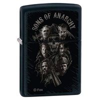 Sons of Anarchy MEN OF MAYHEM Matte Black ZIPPO LIGHTER