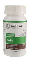 Kapiva Garlic Capsules, Veg Natural Supplement- Helps Maintain Cholesterol, Helps Regulate Blood Pressure and Builds Immune System, 500Mg- 60 Caps