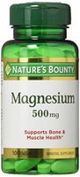 Nature's Bounty Magnesium 500 mg Tablets 100 ea