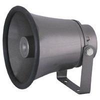 Indoor/Outdoor PA Horn Speaker - 6.3" Portable PA Speaker with 8 Ohms Impedance & 25 Watts Peak Power - Mounting Bracket & Hardware Included - Pyle PHSP6K