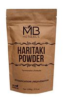 MB Herbals Haritaki Powder 100g | 3.5 oz |Terminalia chebula | Harde | Chebulic Myrobalan | Natural AntiOxidant Rejuvenation Detoxification & Anti-Ageing Herb | Vata Kapha and Pitta Balancer