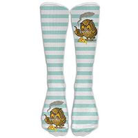 Pipe Owl Eating Pizza Women & Men Knee High Socks Baseball Athletic Tube Long Stockings