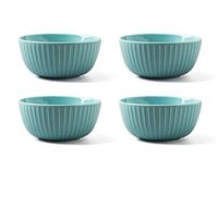 Bowl Nordic Pottery Bowl Household Size Soup Bowl Student Noodle Bowl Creative European Kitchen Personality Bowl Bowl Set Size Household tableware, retro bowl (Color : A)