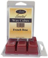 Trinity Candle Factory - French Rose - Scented Wax Cube Melts - 3.25 OZ. - Fresh Cut Roses and Our Antique Vanilla. Very Nice Aroma Blend, Beautiful Color of Tea Rose Mauve Pink.