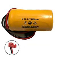 ELB1P201NB 1.2v 2200mah AA Ni-CD Lithonia ELB0320 Custom-51 Custom-243 ELB1210N ELB1P201N ELB-1P201NB ELB1P201N2 ELB1P2901N Saft 16440 Custom-33