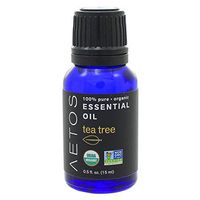 Aetos Organic Tea Tree Oil, USDA Certified Organic Essential Oils, Non GMO, 100% Pure, Natural, Therapeutic Grade Essential Oil, Best Aromatherapy Scented-Oils for Home, Office, Personal Use - 3 Oz