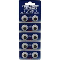 (10) AG5 393 LR754 SR754 Alkaline Battery Button Cell
