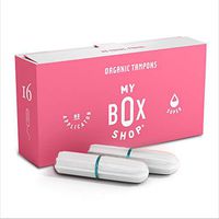 Organic Tampons - Super Absorbency Organic Cotton Tampons, Natural Tampons Super, Super Tampons Organic, Non-Toxic Feminine Hygiene Products for Vaginal Health (32ct Non-applicator)