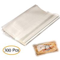 Cellophane Packaging Sheets, 300 PCS 11.8x11.8inch Cellophane Paper Sheet for Bread Cakes Desserts, Cellophane Wrap Packaging Convenient for Store Take-away Pastry by FUNZON FH031 (300 Pcs)