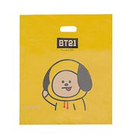 Nuofeng - 5PCS Kpop BTS PVC Bag Pocket Cartoon Portable Plastic Bag Gift for Students Army(YW)