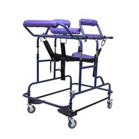 HYRL Elderly Walker, Multi-Function Lower Limb Training Walking Stand Frame,Hemiplegia Auxiliary Standing Frame Foldable Walking Bracket