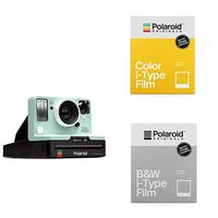 Polaroid Originals OneStep 2 VF Instant Film Cameras, Mint (9007) & Polaroid Originals Instant Film Color Film for I-TYPE, White (4668) & White Film for I-TYPE, White (4669)
