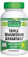 Botanic Choice Nutritional Supplement, Triple Magnesium Advantage, 90 Count