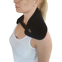 Premium Quality USA Made Gel Ice Pack for Neck Injuries - Hot Cold Pack for Arthritis Relief Whiplash Stiff Sore Muscles and Joints (6 x 20 inches) - Adjustable Straps - Reusable - Cooling Wrap