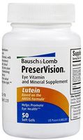 Bausch & Lomb PreserVision Eye Supplement w/ Lutein Softgels, 50 ct (Pack of 2)