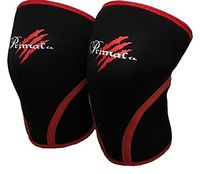 (L) Premium Compression Knee Sleeves,100% Neoprene, 7MM - Perfect for ALL Sports Weight Lifting, Basketball, Football, Soccer Etc (LARGE)