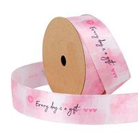 Kylin Express 2.5CM Wide Gift Wrapping Ribbons Decorative Riband Wedding Wrapping Ribbons, NO.15