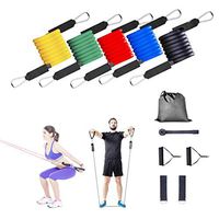Resistance Bands Set,Exercise Bands with Door Anchor,Handles, Waterproof Carry Bag,Legs Ankle Straps for Resistance Training, Physical Therapy,Home Workouts