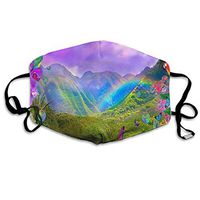 Face Mask Flowers and Butterflies Birds Personalized Cycling Half Face Earloop Dust Mask for Men