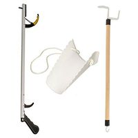 Sammons Preston Assistive Device Kit 6, Includes 26" SPR Reacher, Compression Stocking Aid & 26" Dressing Stick, Adaptive Independent Daily Living Aid for Those with Limited Reaching Ability