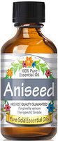 Pure Gold Aniseed Essential Oil, 100% Natural & Undiluted, 60ml