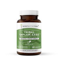 Tribal Inflam-Ease, 60 Capsules, 500 mg, Turmeric, Licorice, Meadowsweet, Ginger, Spirulina. Intestinal Comfort Formula 60 Capsules
