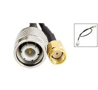 Yohii 2Pcs RP-SMA Male to TNC Male Connector RF Coax Adapter Pigtail Cable 12.8"