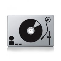 Record Turntable for MacBook Laptop Vinyl Sticker Decal.