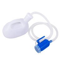 LSY@ Urinal, 2000ml Portable Belt Tube Urinal Adult Old Man for Men Urine Collector Urinal Pot Chamber Pot Urinal Paralysis Bed Patient Medical Nursing Household Travel White Easy to Clean