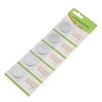CR2016 Micro Lithium Cell Button 3v Batteries (5 Pack) - Also known as O-CR2016 DL2016, ECR2016 FA, SBT11, BR2016, 208-202, 208-204, 208-206, DL2016B, BR2016-1W, CR2016-1W, KCR2016, L10, LM2016, LF1/4V