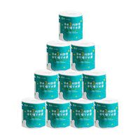 Jlong 10 Rolls Paper Hand Towels Toilet Paper Toilet Roll Tissue Napkin Household Water-soluble Toilet Paper for Kitchen Bathroom