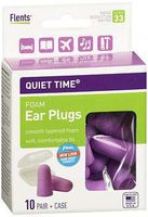 Flents Quiet Time Comfort Foam Ear Plugs - 10 Pair, Pack of 2