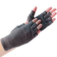 Ladies Compression Gloves w/ Grips Ease Arthritis Pain & Promote Circulation
