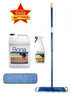 Bona Hardwood Floor Cleaner Refill, 128-Ounce wit Starter Kit
