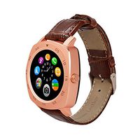 TechComm DM87 Bluetooth and GSM Unlocked Smartwatch with Built-in Camera, Smart Alerts, Fitness Tracker, Sleep monitor, Loss Prevention and Sedentary Reminder - Rose Gold
