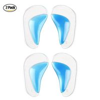 2 Pairs Orthotics for Kids with Flat Feet Arch Support Insoles for Kids Flatfoot Inserts Correction Insoles Cushion Pads (L(for 3-6 Years Old Kids))