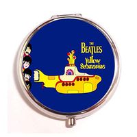 Lingerin The Beatles Yellow Submarine Custom Fashion Pill Box Medicine Tablet Holder Organizer Case for Pocket or Purse