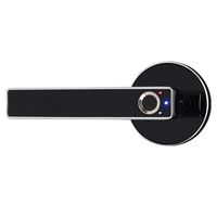 Bever0 Semiconductor Fingerprint Door Lock,Keyless Stainless Steel Smart Fingerprint Scanner USB Charging Security Fingerprint Lock for Home School