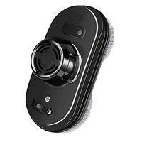 FENGRUI R-C901 Smart Window Cleaner Robot Automatic Infrared Remote Magnetic Cleaner for Inside and Outdoor High Floor Window Bathroom Kitchen Wall Glass Ceramic Tile (Black)