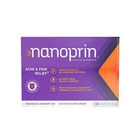 Nanoprin Pain Relief Curcumin Softgel Capsules - Anti Inflammatory Supplement for Back Joint Pain Relief and Arthritis Pain Relief (1 Pack)